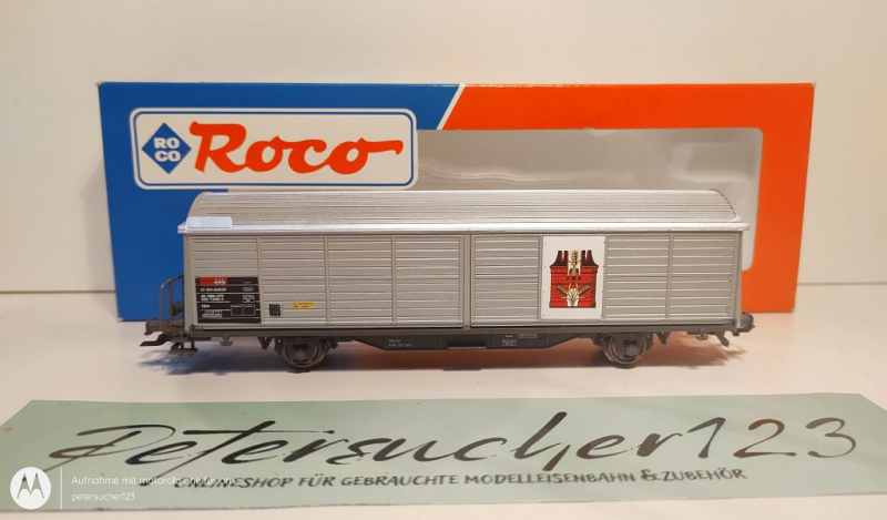 Roco H0 DC 46599 Schiebewandwagen "Feldschlösschen" / K / SBB / OVP