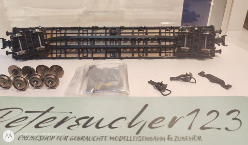 Roco H0 AC 76773 Rungenwagen mit Holzstapeln / Rs683 / NEM / DB / OVP