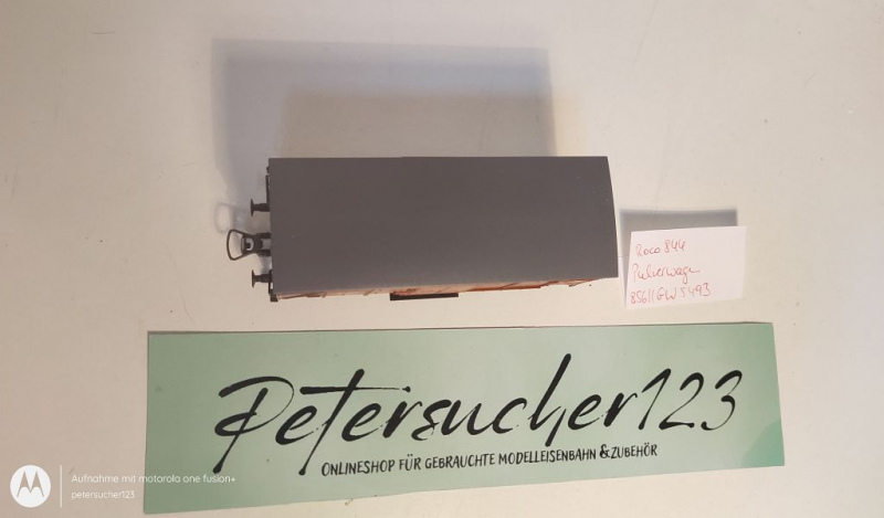 Roco H0 DC 844 gedeckter Güterwagen, Pulverwagen / braun / K / DRG