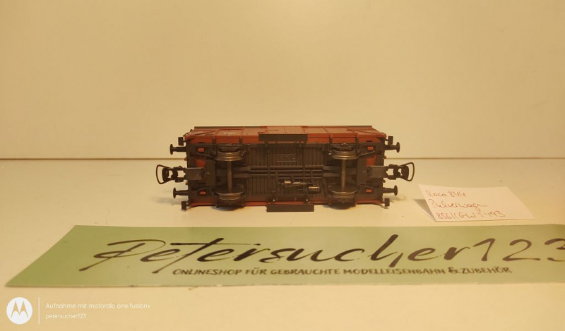Roco H0 DC 844 gedeckter Güterwagen, Pulverwagen / braun / K / DRG