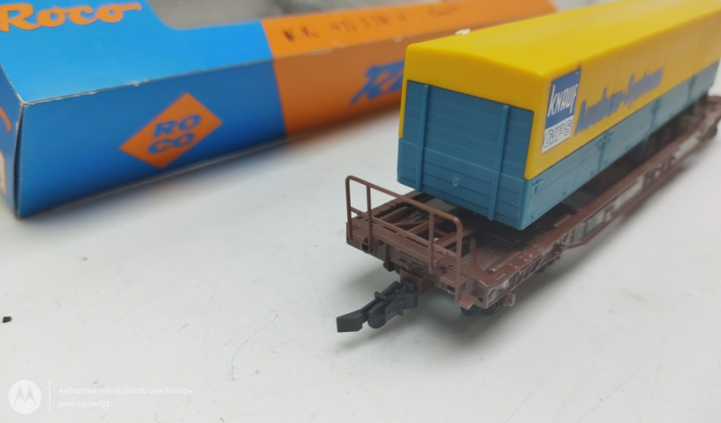 Roco H0 AC  Taschenwagen "Knauf" / DB / Ersatz-OVP