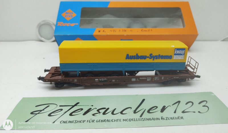 Roco H0 AC  Taschenwagen "Knauf" / DB / Ersatz-OVP