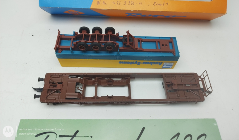Roco H0 AC  Taschenwagen "Knauf" / DB / Ersatz-OVP