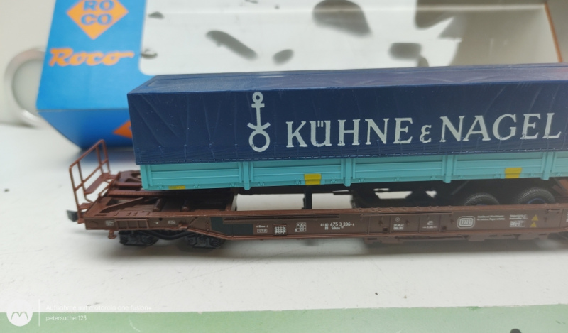Roco H0 AC 44311B Taschenwagen "Kühne und Nagel" / DB / OVP