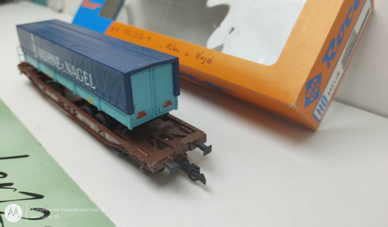 Roco H0 AC 44311B Taschenwagen "Kühne und Nagel" / DB / OVP