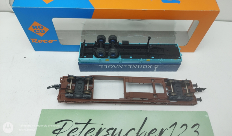 Roco H0 AC 44311B Taschenwagen "Kühne und Nagel" / DB / OVP
