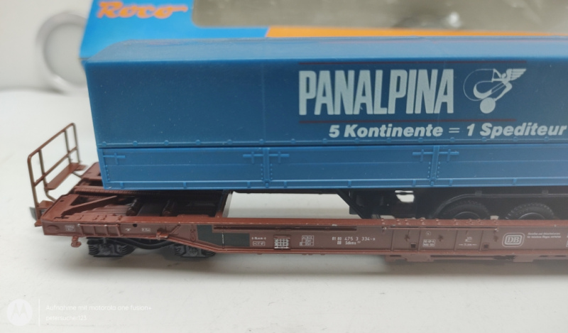 Roco H0 AC  Taschenwagen "PANALPINA" / DB / Ersatz-OVP
