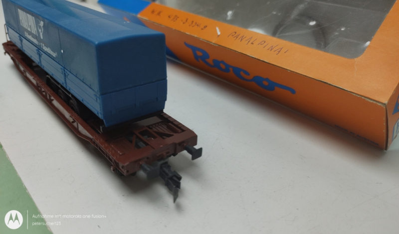 Roco H0 AC  Taschenwagen "PANALPINA" / DB / Ersatz-OVP