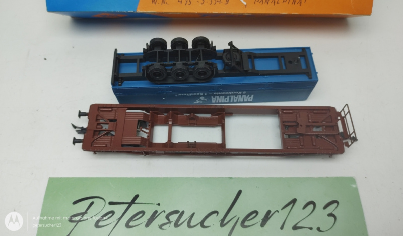 Roco H0 AC  Taschenwagen "PANALPINA" / DB / Ersatz-OVP