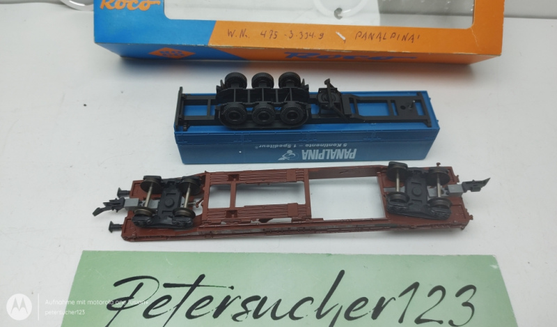 Roco H0 AC  Taschenwagen "PANALPINA" / DB / Ersatz-OVP