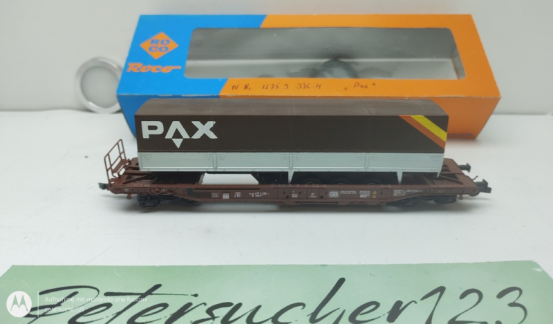 Roco H0 AC  Taschenwagen "PAX" / DB / OVP