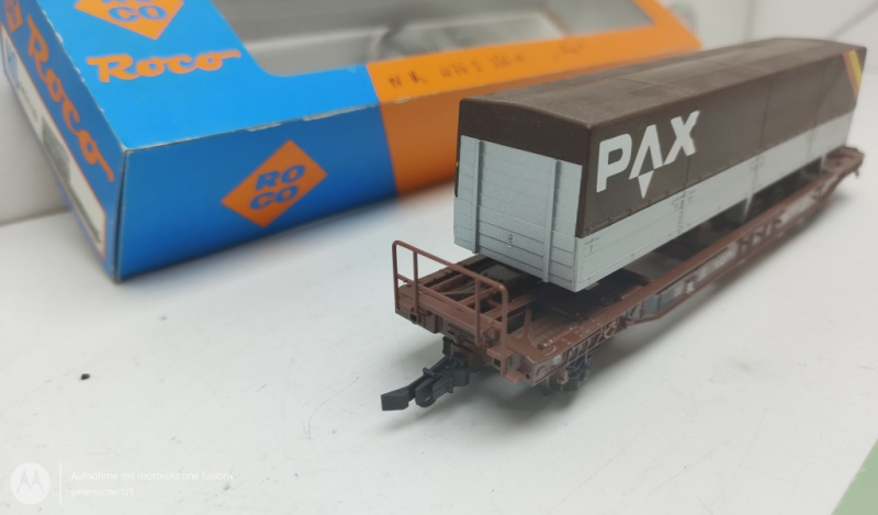 Roco H0 AC  Taschenwagen "PAX" / DB / OVP