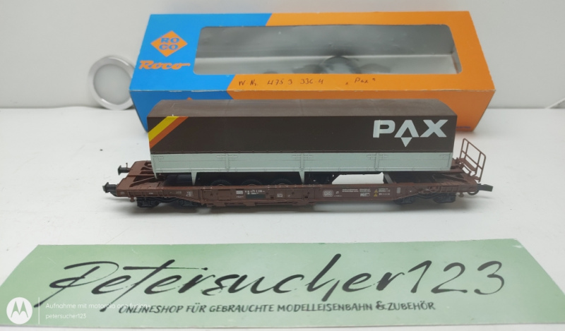 Roco H0 AC  Taschenwagen "PAX" / DB / OVP