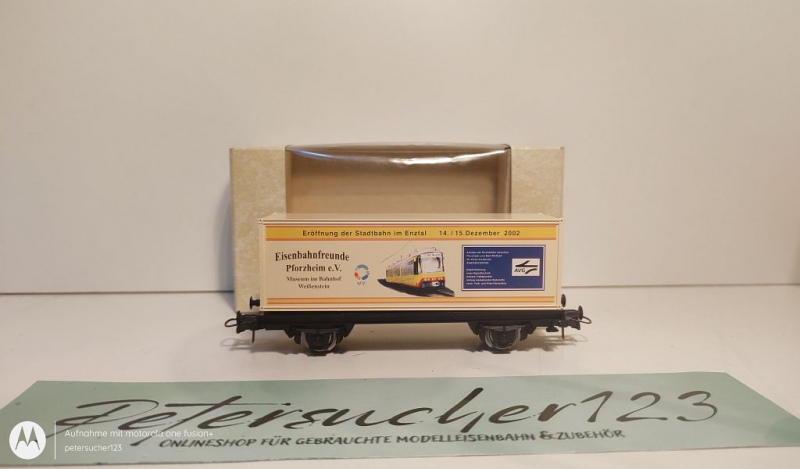 Roco H0 DC Güterwagen Sonderwagen "Eisenbahnfreunde Pforzheim" / 2002 / K / OVP
