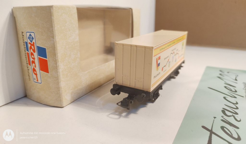 Roco H0 DC Güterwagen Sonderwagen "Eisenbahnfreunde Pforzheim" / 2002 / K / OVP