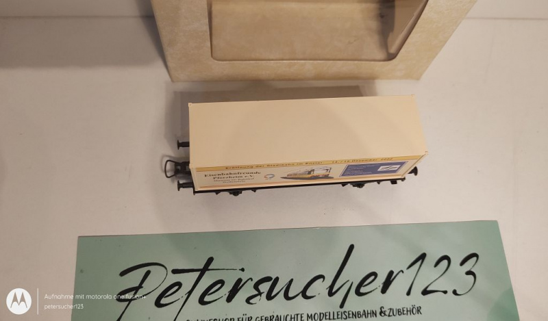 Roco H0 DC Güterwagen Sonderwagen "Eisenbahnfreunde Pforzheim" / 2002 / K / OVP