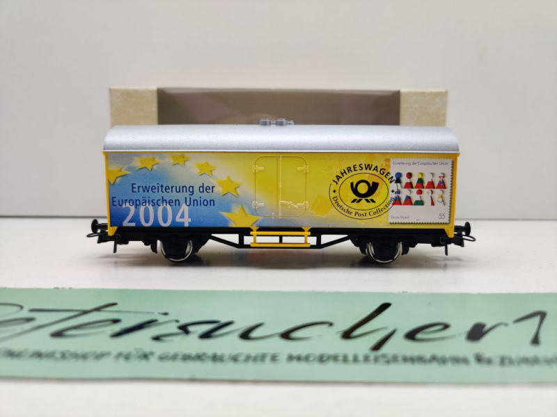 Roco H0 DC 010021 Kühlwagen Tehs42 SoMo "EU Erweiterung'04" / NEM / DB / OVP