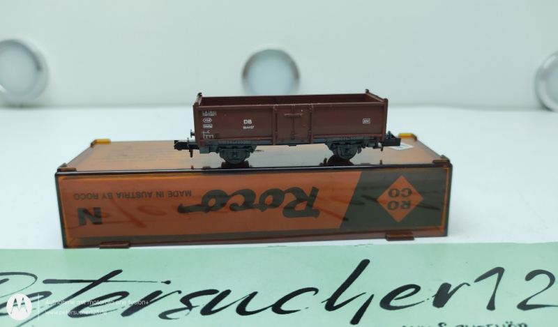 Roco N DC Roco N DC 02311 S Offener Güterwagen  DB Braun OVP