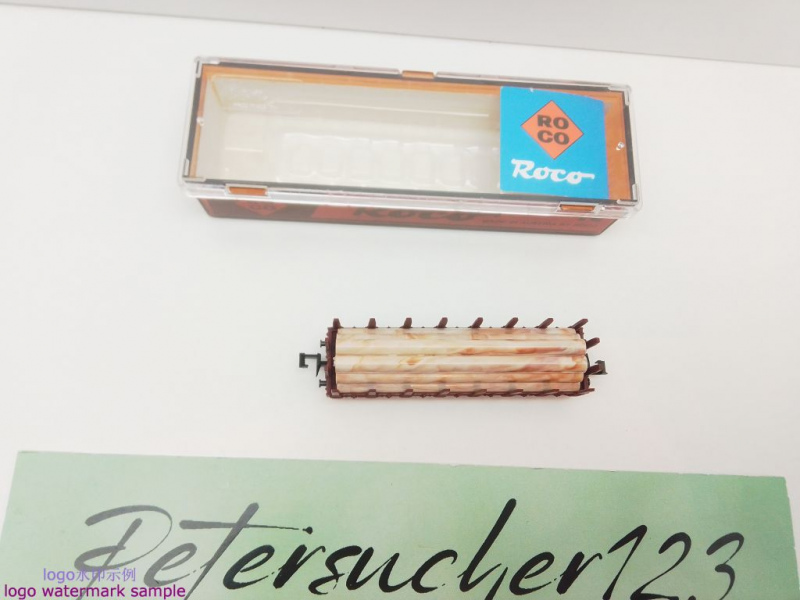 Roco N DC 25025 ex 02314S Rungenwagen mit Rundholz/ Rr20 / DB / OVP