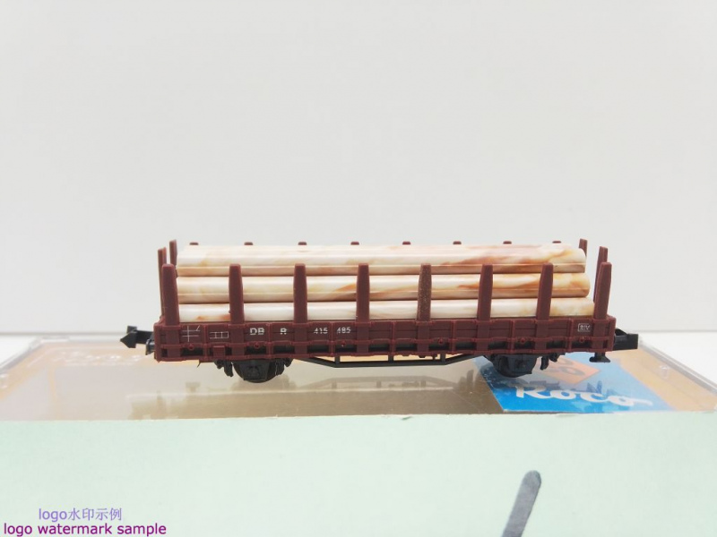 Roco N DC 25025 ex 02314S Rungenwagen mit Rundholz/ Rr20 / DB / OVP