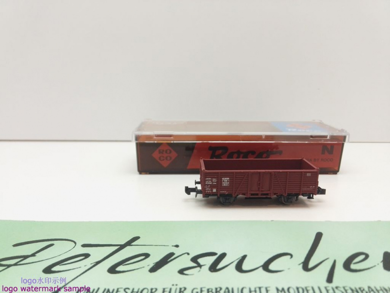Roco N DC 25059 ex 02325S offener Güterwagen / Om21 / DB / OVP