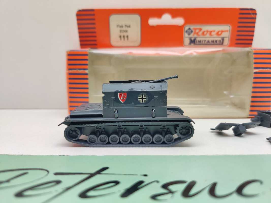Roco Minitanks H0 111 Flak Panzer Pz4 EDW / 1:87 / OVP rot