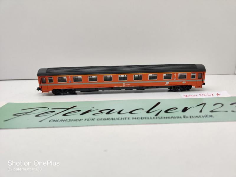 Roco N DC 2261A Reisezugwagen 1.Kl "Eurofirma" / Amoz / NEM / ÖBB
