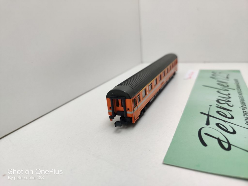 Roco N DC 2261A Reisezugwagen 1.Kl "Eurofirma" / Amoz / NEM / ÖBB