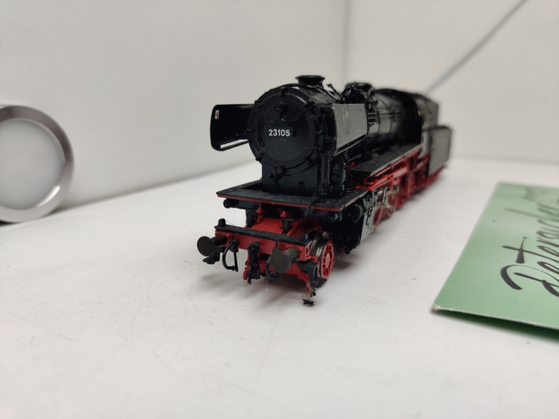 Roco H0 04120A / BR23 105 Dampflokomotive + Schlepptender / Umbau DC auf AC/ DB / Analog / Bastler / Defekt