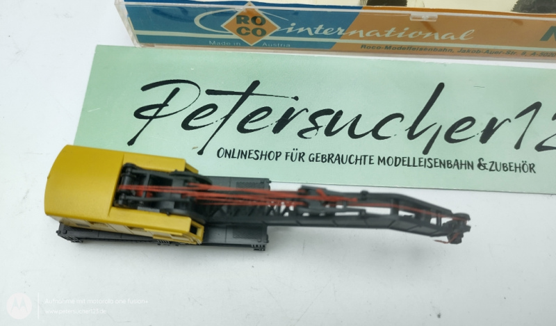 ROCO N DC 25099 ex 2350B Kranwagen gelb ohne Schutzwagen / DB / OVP
