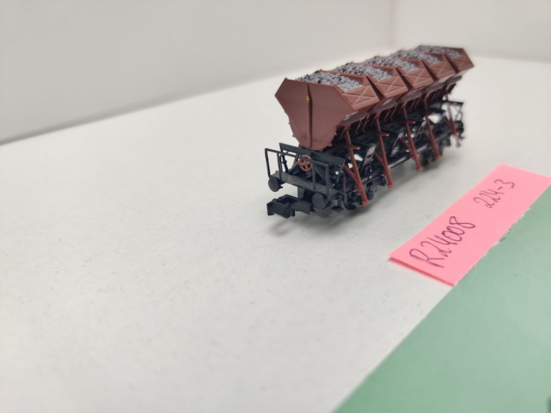 Roco N DC 24008 Muldenkippwagen mit Schotter 224-3 F-z120 aus Set / DB