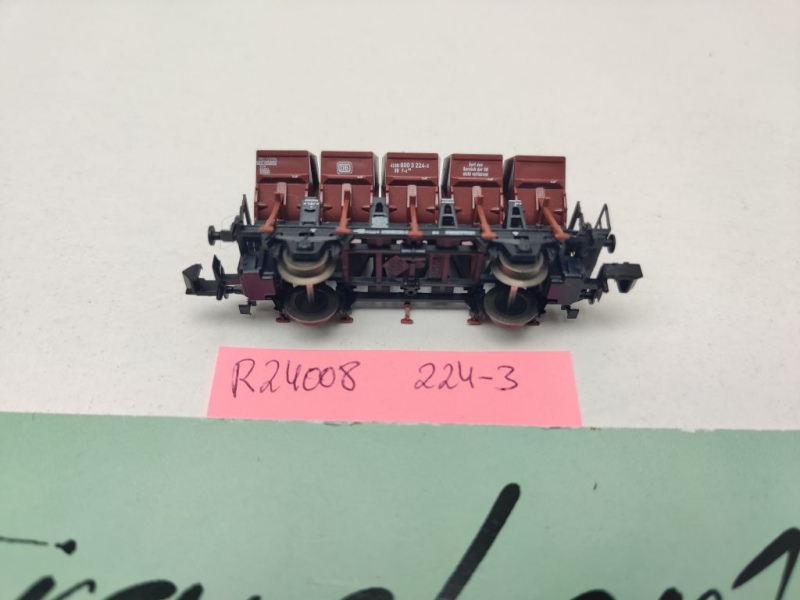 Roco N DC 24008 Muldenkippwagen mit Schotter 224-3 F-z120 aus Set / DB