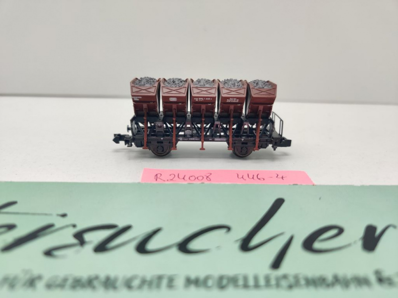 Roco N DC 24008 Muldenkippwagen mit Schotter 446-4 F-z120 aus Set / DB