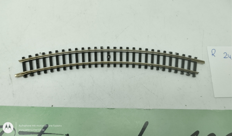 Roco N DC 2404 gebogenes Gleisstück Radius 550 mm 30°