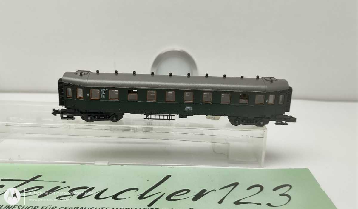 Roco N DC  24213  Schnellzugwagen / 2.Kl. / Hecht / Grün / DB / OVP