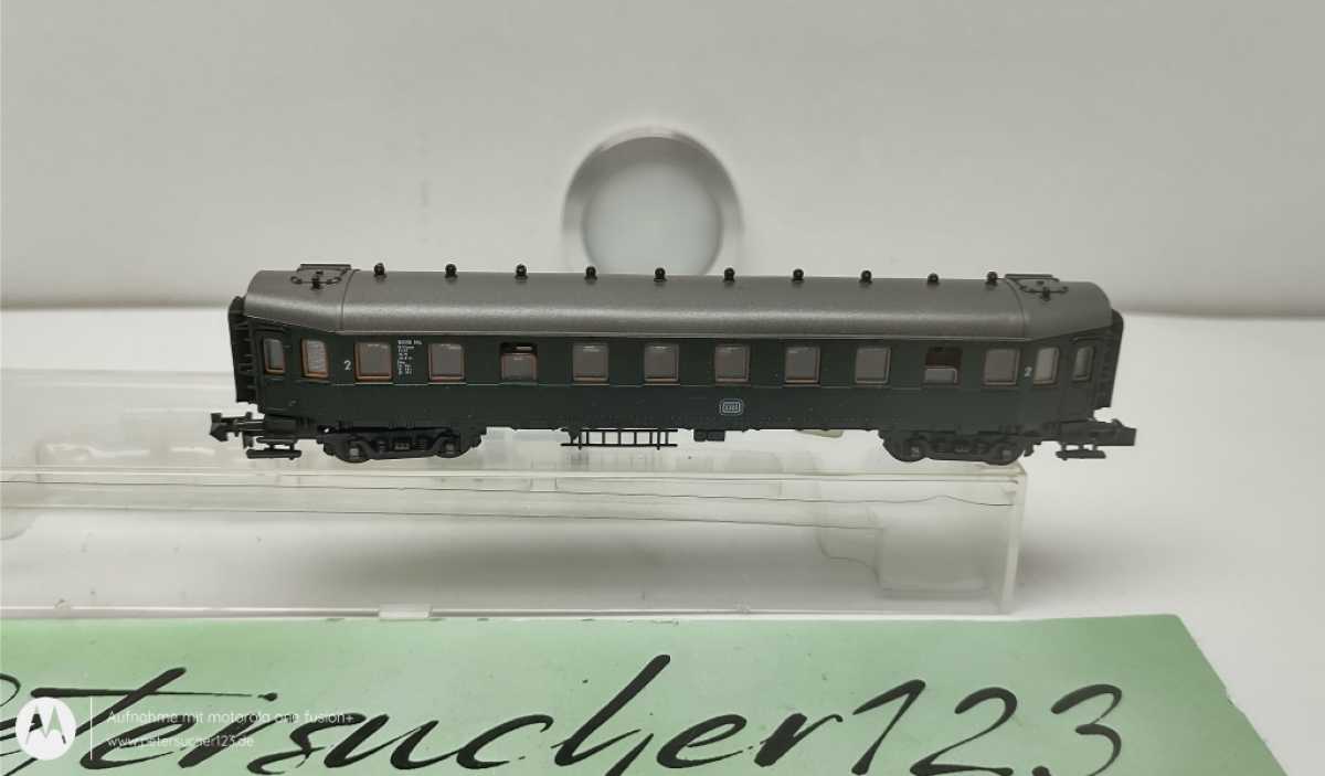 Roco N DC  24213  Schnellzugwagen / 2.Kl. / Hecht / Grün / DB / OVP