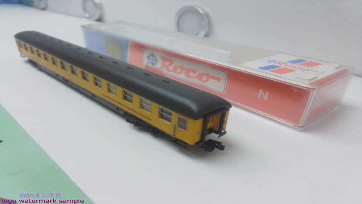 Roco DC N 24314 / Bahndienstwagen / Messwagen (Typ Dienstmh 327) / Gelb / OVP