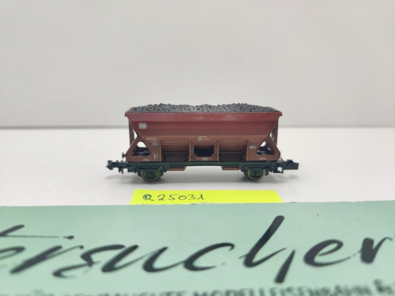 Roco N DC 25031 Selbstentladewagen Ladung Kohlen 704-6 Ed085 / DB