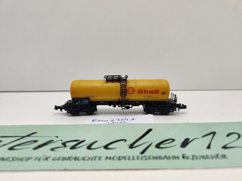 Roco N DC 25113 Drehgestell-Kesselwagen "Shell" / Za / DB