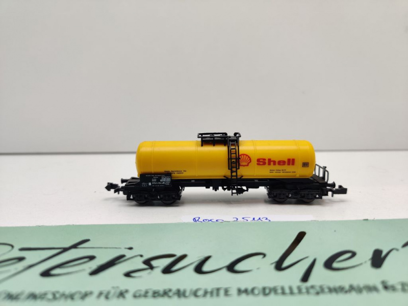 Roco N DC 25113 Drehgestell-Kesselwagen "Shell" / Za / DB