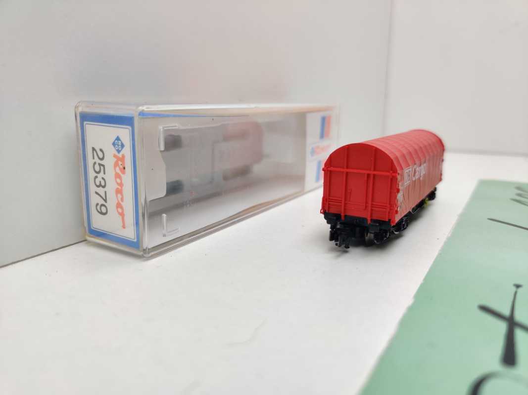 Roco N DC 25379 Schiebeplanenwagen "Cargo" Shimms-tu718 / DB / OVP