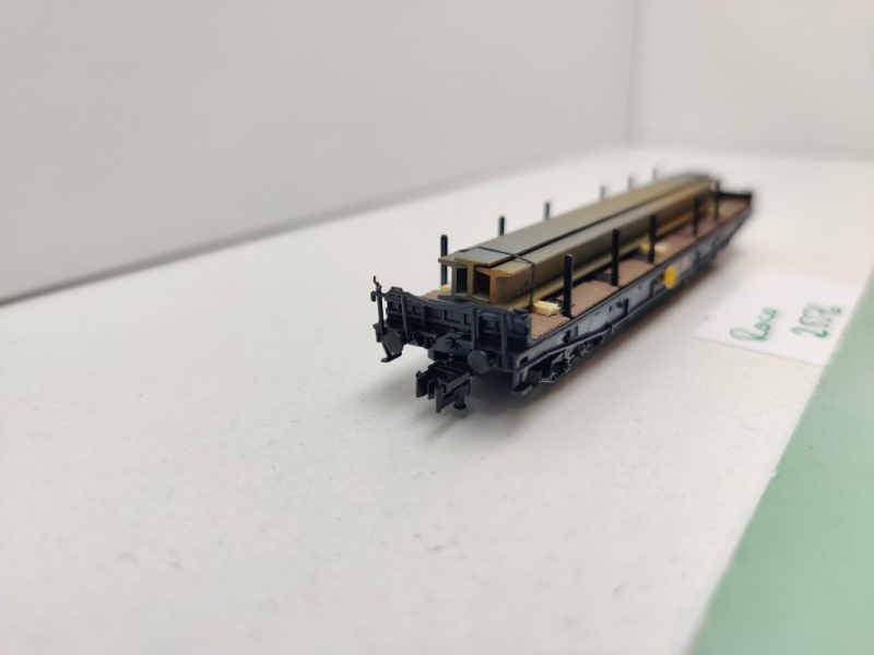 Roco N DC 25576 Schwerlastwagen Ladung H-Stahlträger Samms710 / NEM / DB