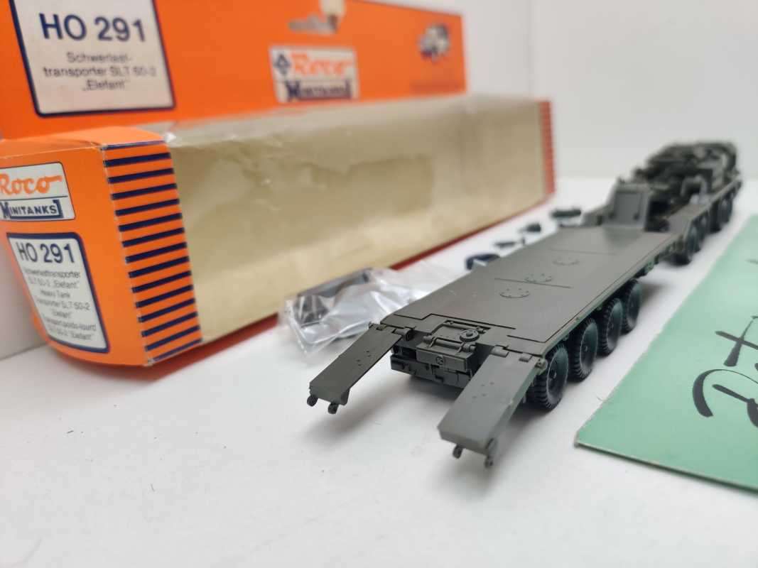 Roco Minitanks H0 291 Schwerlast-/Panzertransporter SLT 50-2 "Elefant" / 1:87 / OVP