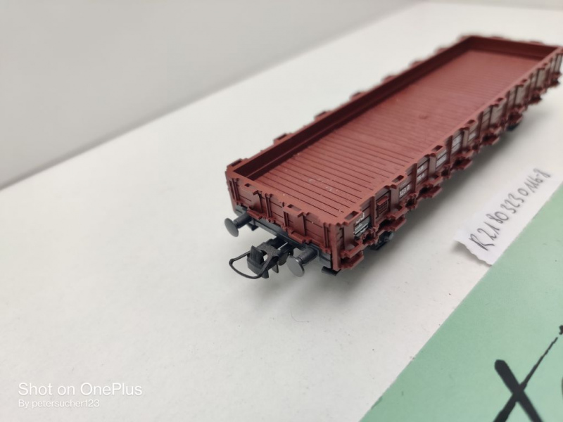 Roco H0 AC Rungenwagen ohne Rungen / 323 0 116-8 / DB