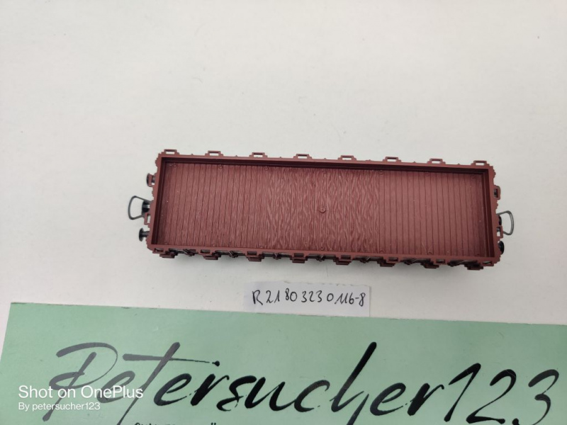 Roco H0 AC Rungenwagen ohne Rungen / 323 0 116-8 / DB