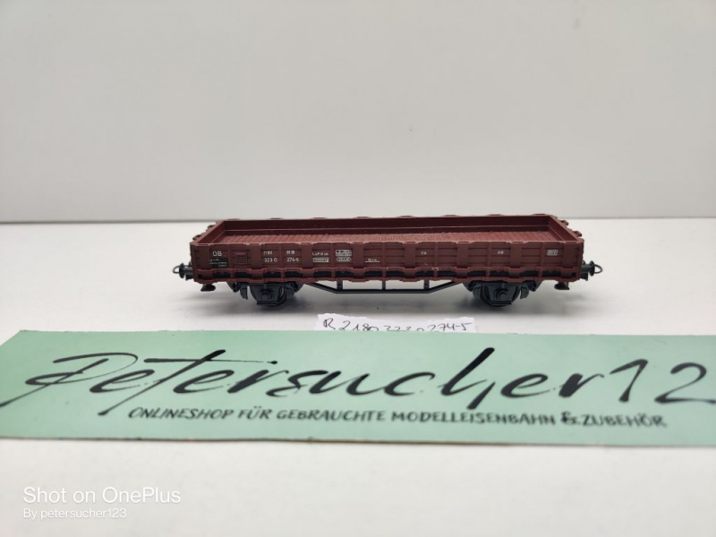 Roco H0 DC Rungenwagen ohne Rungen / 323 0 274-5 / DB