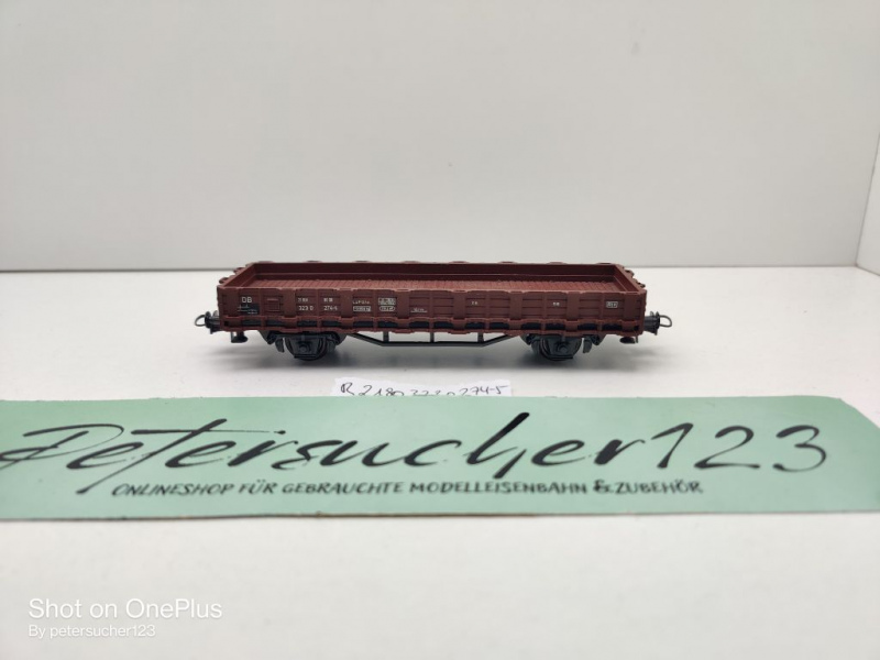 Roco H0 DC Rungenwagen ohne Rungen / 323 0 274-5 / DB
