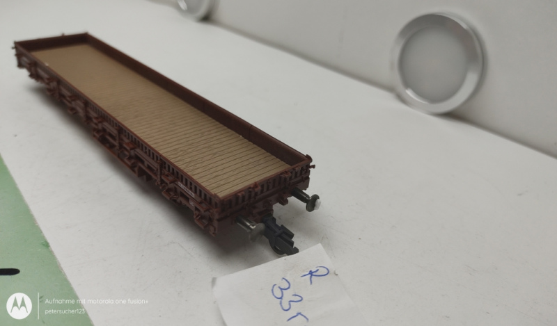 Roco H0 DC 335 5 598-0 Offener Güterwagen / Braun / K / NEM / UIC