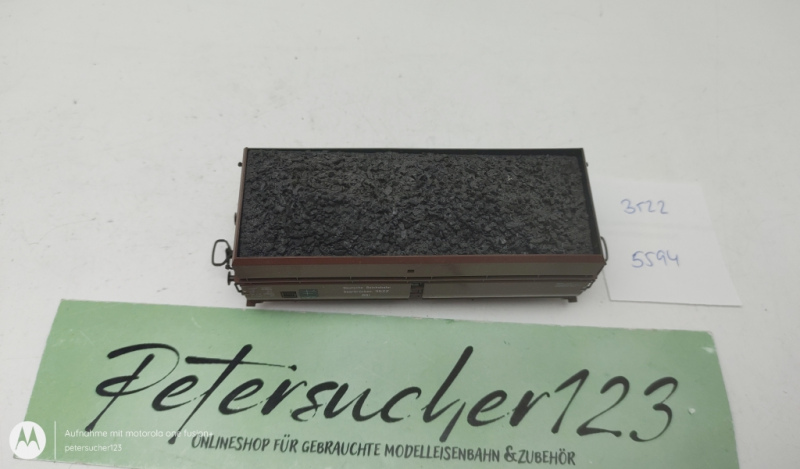 Roco H0 DC 3522 Großraumgüterwagen  / 4-Achser / DR / Braun