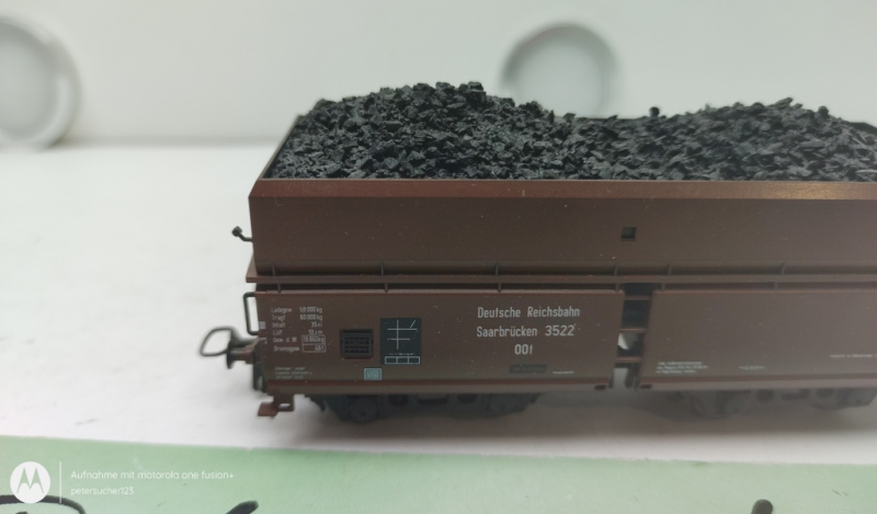 Roco H0 DC 3522 Großraumgüterwagen  / 4-Achser / DR / Braun